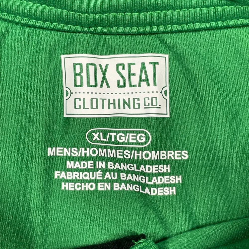 Box Seat Oregon Ducks Polo Mens XL Green Black Colorblock Performance Shirt